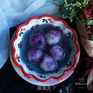 Purple Sweet Potato Crystal Dumplings recipe