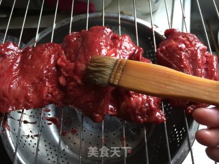 Red Glutinous Barbecued Pork# Oven美食# recipe