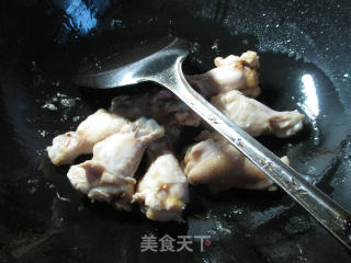 Chicken Wing Roots with Curry Cabbage recipe