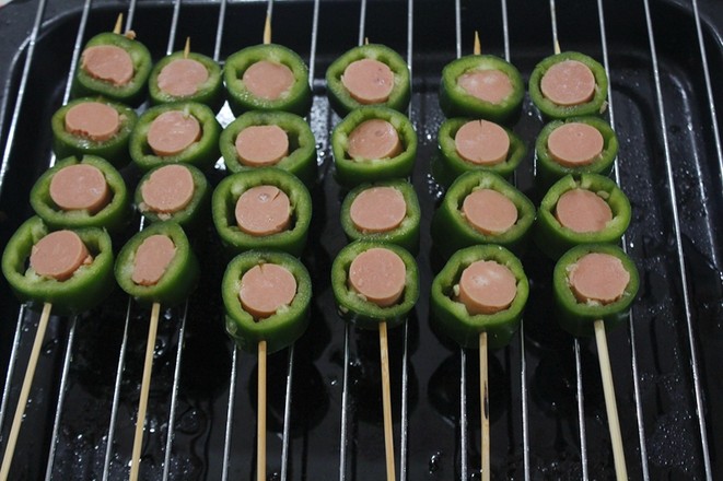 Grilled Chili Ham Skewers recipe