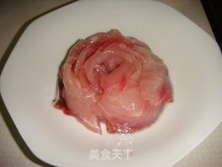 Steamed Fish Fillet Flower recipe