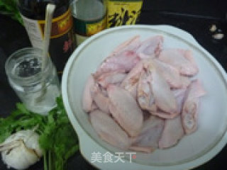 Steamed Chicken Wings with Garlic recipe