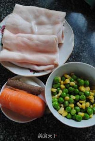 Mixed Vegetable Skin Jelly recipe