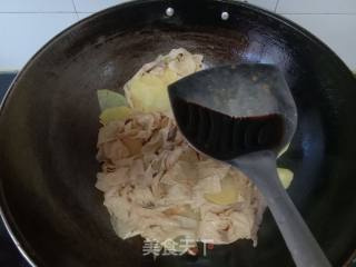 Stir-fried Soy Oil Skin with Potato Shredded Pork recipe