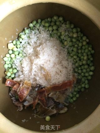 Octopus and Pea Congee recipe