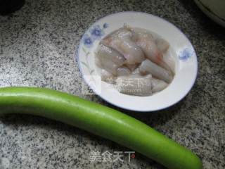 Shrimp and Boiled Long Melon recipe