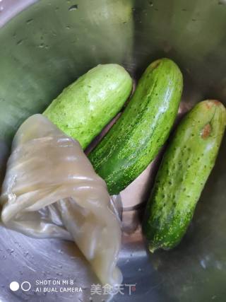 Coleslaw and Cucumber Peel recipe