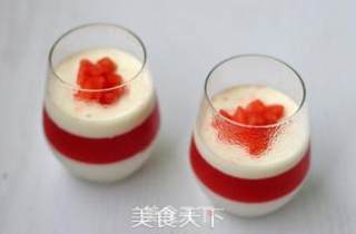 Milk Watermelon Pudding recipe