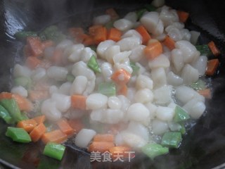 Stir-fried Fresh Scallops recipe