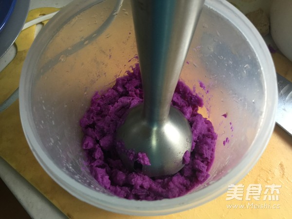 Osmanthus Purple Yam Tart recipe