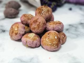 Taro Mashed Purple Potato Shortbread recipe