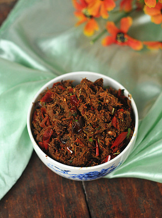 Stir-fried Pork Floss with Black Bean Sauce recipe