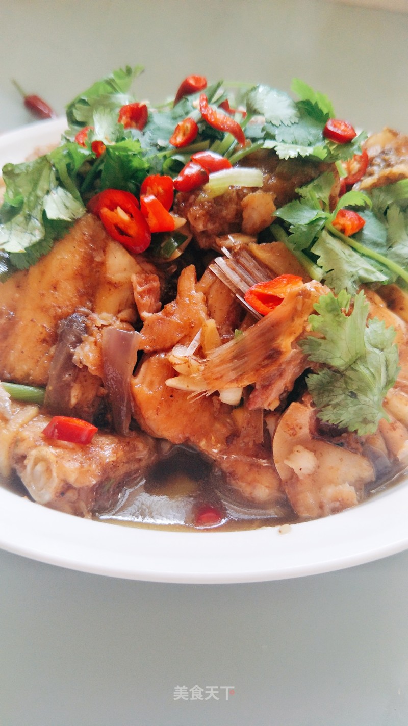 Home-style Braised Fish Cubes recipe