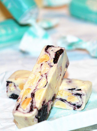 Blueberry Peanut Nougat recipe