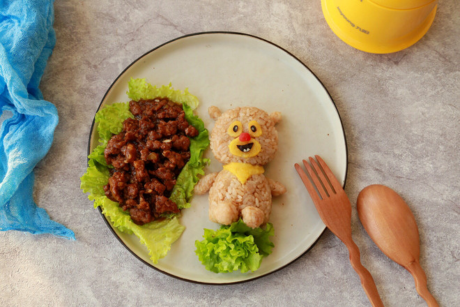 Cute Bear Rice Ball recipe