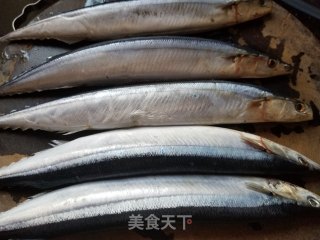 Pan-fried Saury recipe