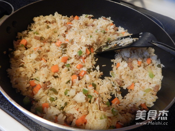 Fried Rice with Minced Meat recipe