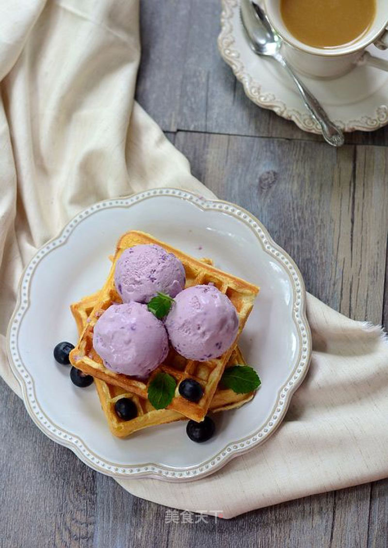 [purple Sweet Potato Ice Cream] The Purple that Makes Your Heart Beat recipe
