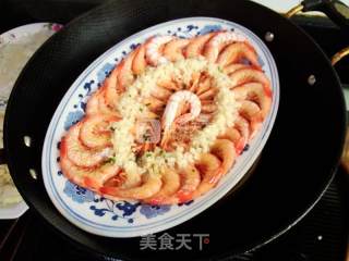 Steamed Shrimp with Garlic recipe