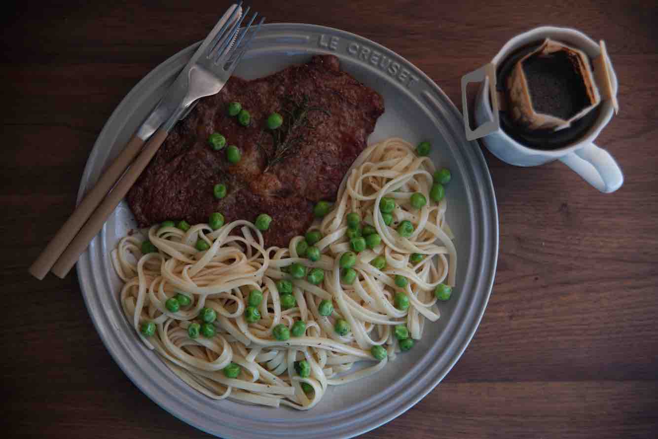 Quick Steak Pasta recipe