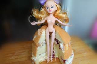 #aca烤明星大赛# Barbie Fondant Cake recipe