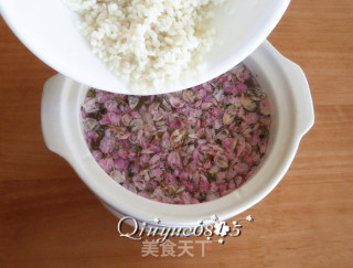 Peach Blossom Porridge recipe