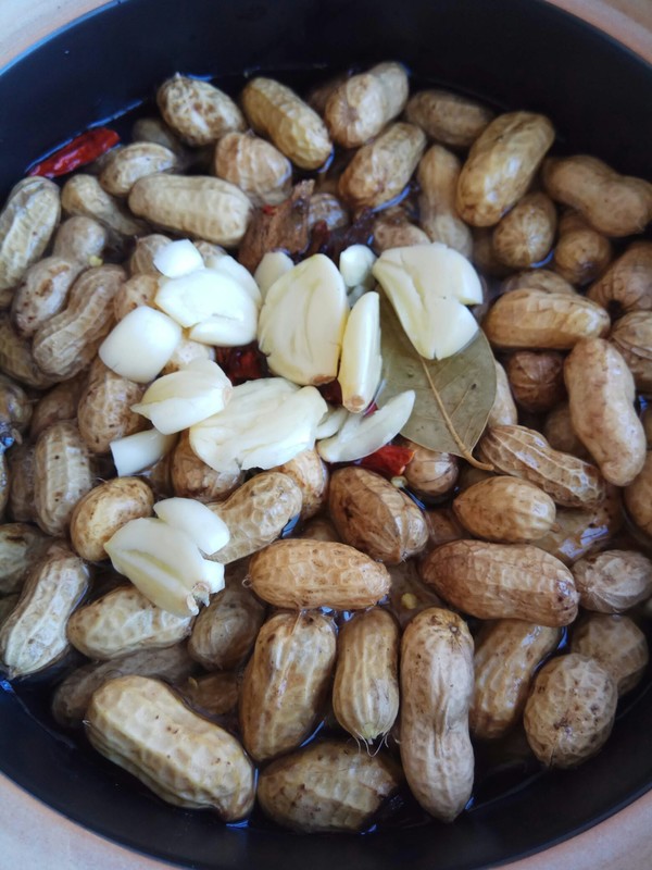 Garlic Peanuts recipe
