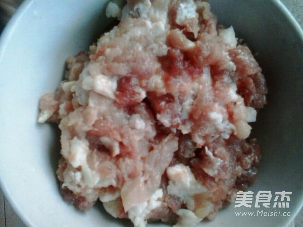 Minced Pork with Ginger and Scallion recipe