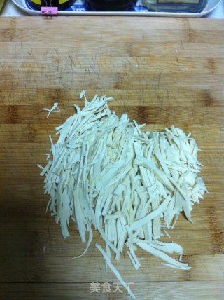 Small Excellent Version Big Boiled Dried Shreds recipe