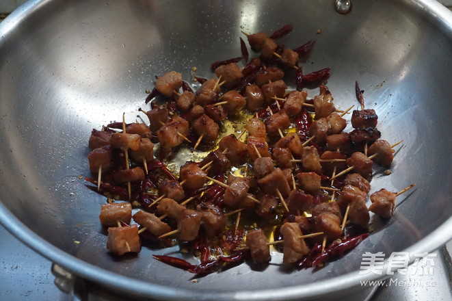 Toothpick Meat Skewers recipe