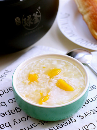 Pumpkin Congee with Glutinous Rice