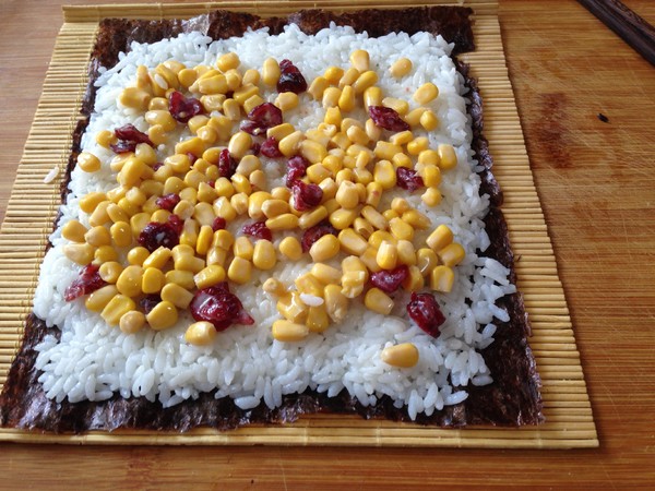 Clear Sweet Corn Sushi recipe