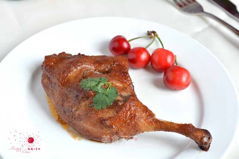 #aca烤明星大赛#roasted Shacha Duck Legs recipe
