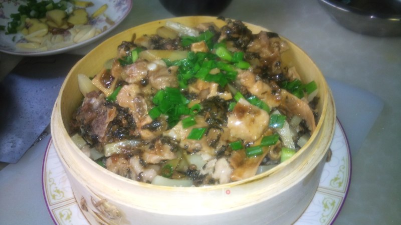 Delicious Moulded Bamboo Shoots Steamed Ribs recipe