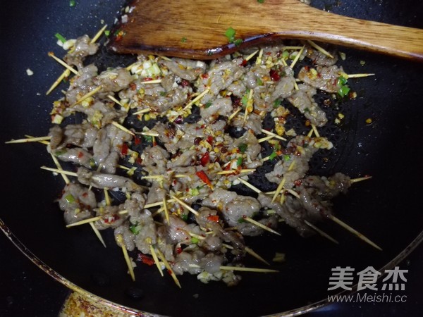 Toothpick Beef recipe