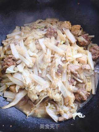 Stewed Cabbage with Tofu Balls recipe