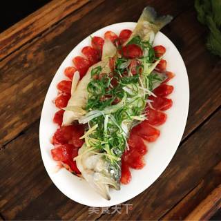 Steamed Bass with Chinese Sausage recipe