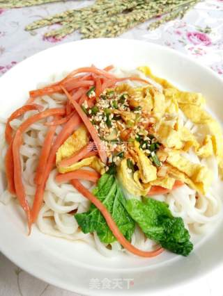 Scallion and Red Oil Noodles recipe