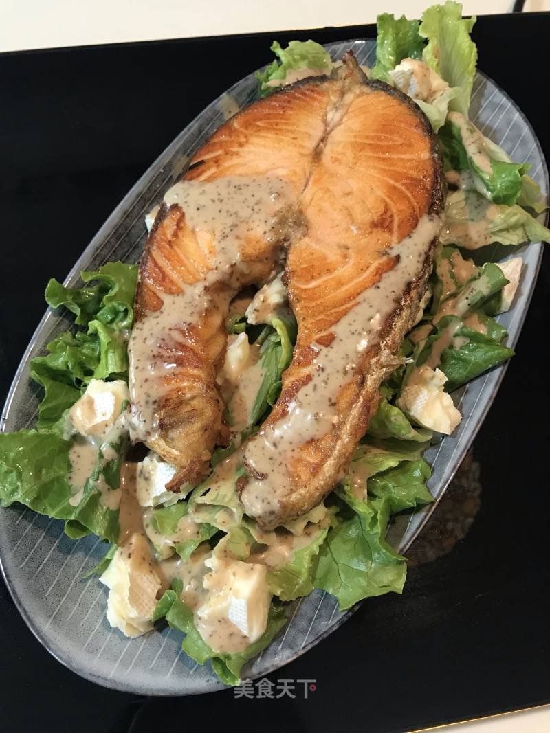 Salmon Cheese Salad recipe