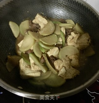 "carrot" Braised Pork and Stewed Tofu with Carrots recipe