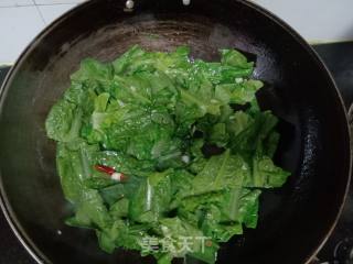 Garlic Lettuce Leaves recipe