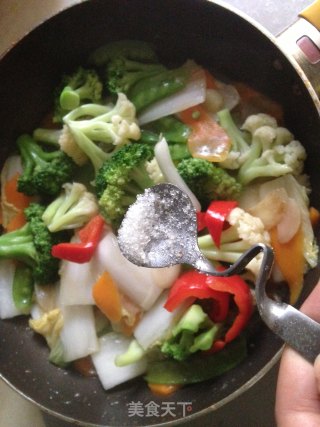 Stir-fried Mixed Vegetables recipe