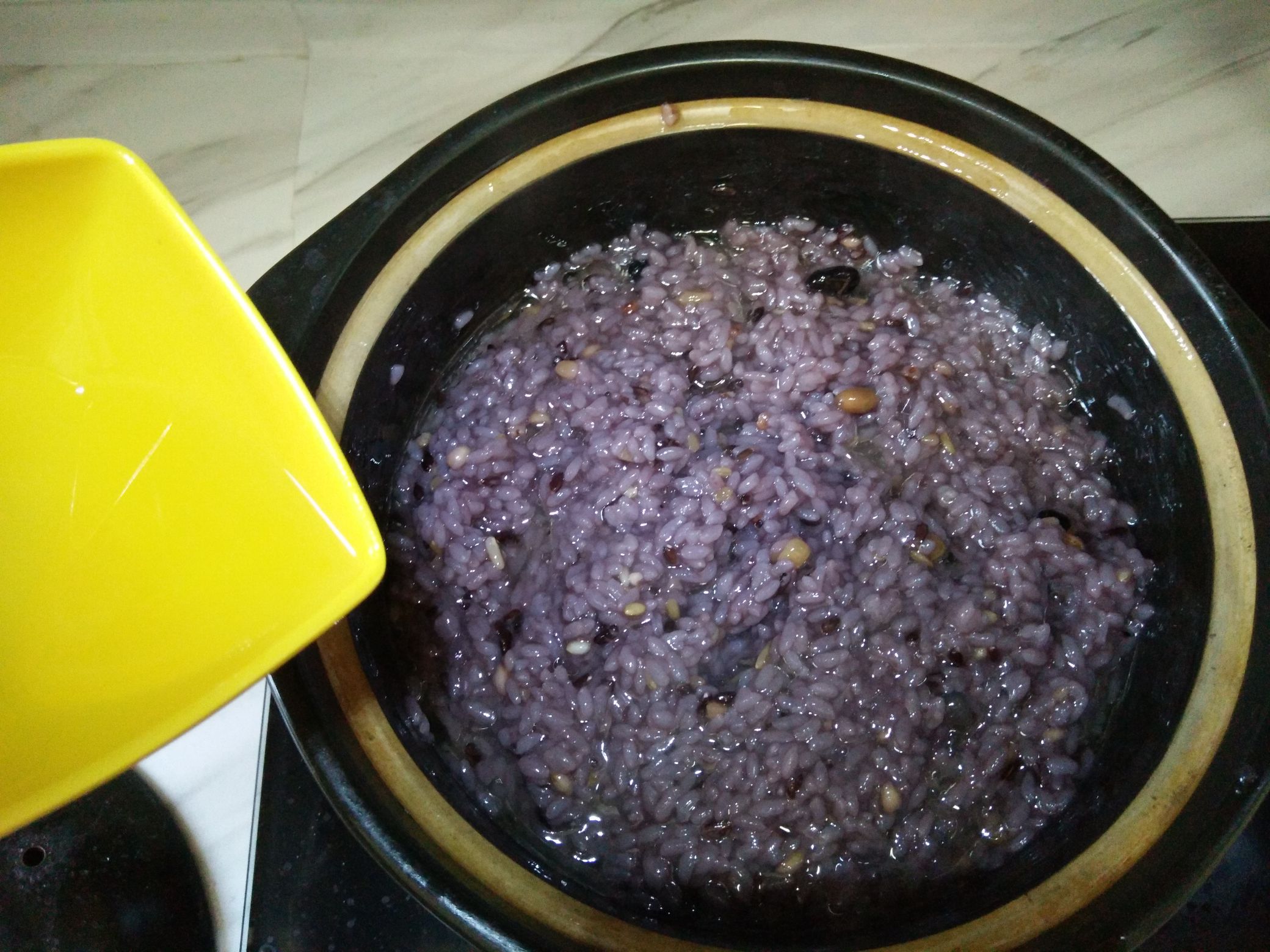 Beef Multigrain Claypot Rice recipe