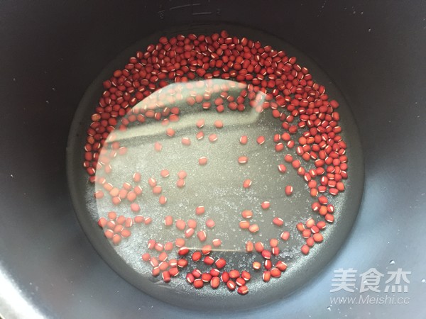 Coconut Milk Jelly with Red Beans and Sago recipe