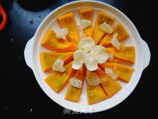 #团圆饭#pumpkin Steamed Lily recipe