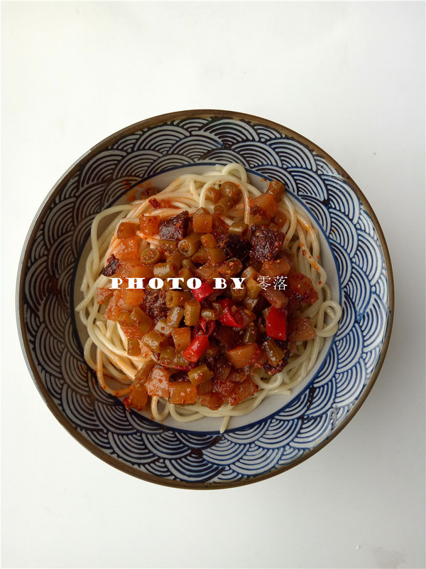 Cold Noodles with Capers recipe