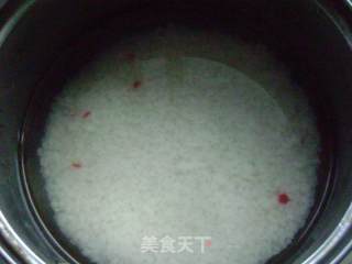 Chinese Wolfberry Yum Rice Porridge recipe