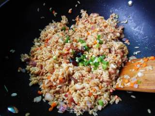 Fried Rice with Soy Sauce and Bacon recipe