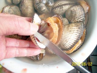 [symphony of Gourmet Spring]-"fried Clams with Chives and Edamame" recipe