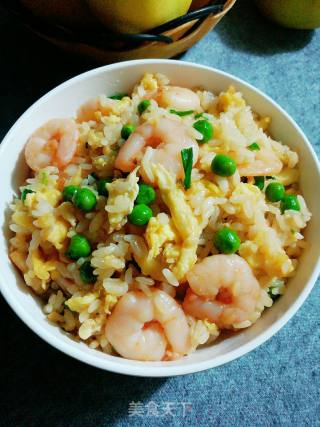 Fried Rice with Shrimp and Egg recipe